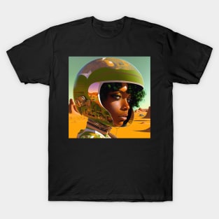 We Are Floating In Space - 107 - Sci-Fi Inspired Retro Artwork T-Shirt